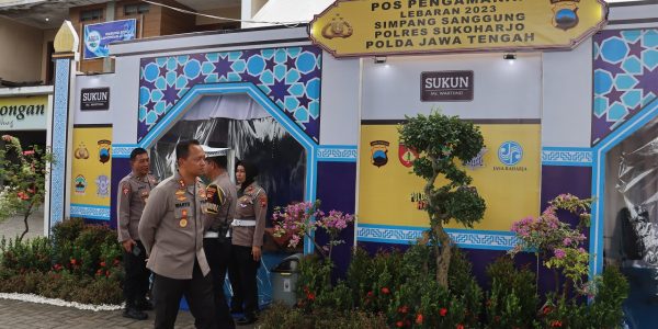 Kapolres Sukoharjo Cek Kesiapan Pospam