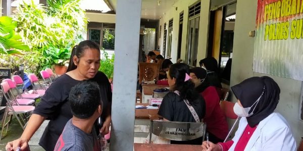 Polres Sukoharjo Gelar Pemeriksaan Kesehatan Gratis
