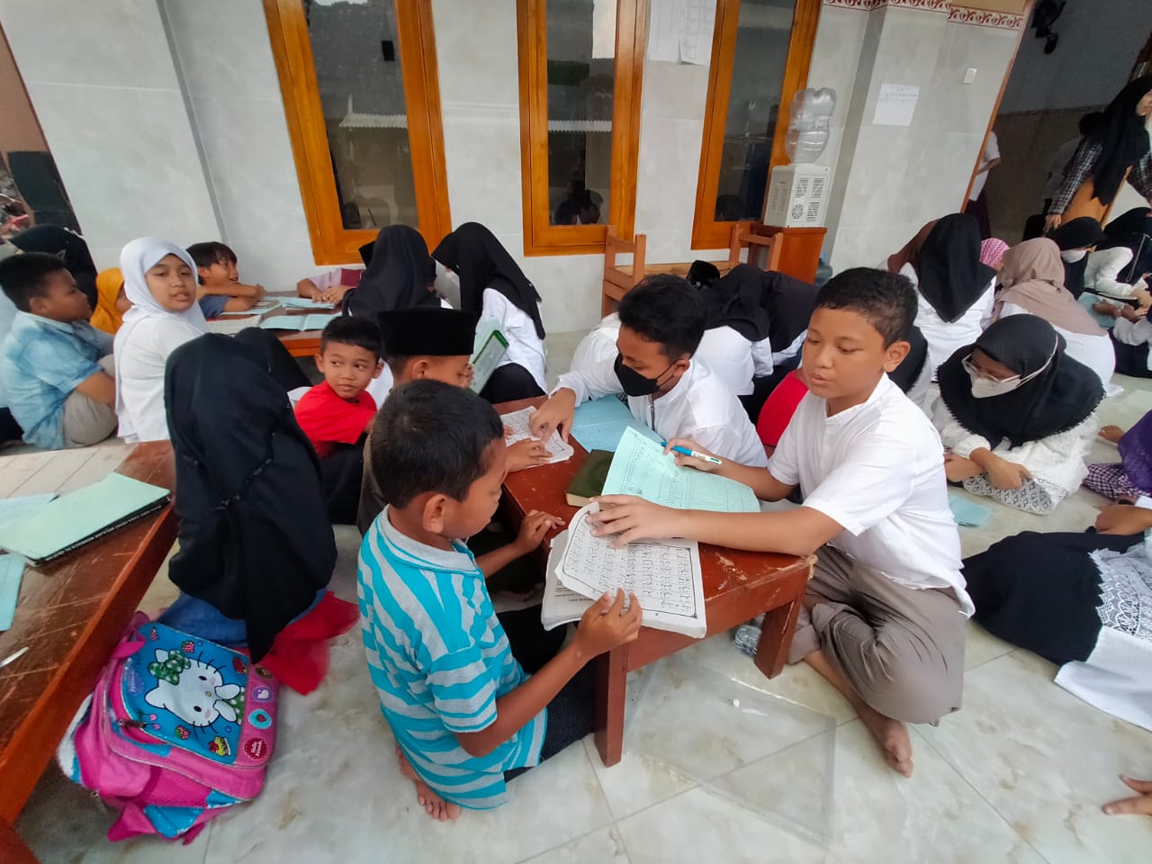 Siswa SMP Muh PK di Dayu sragen