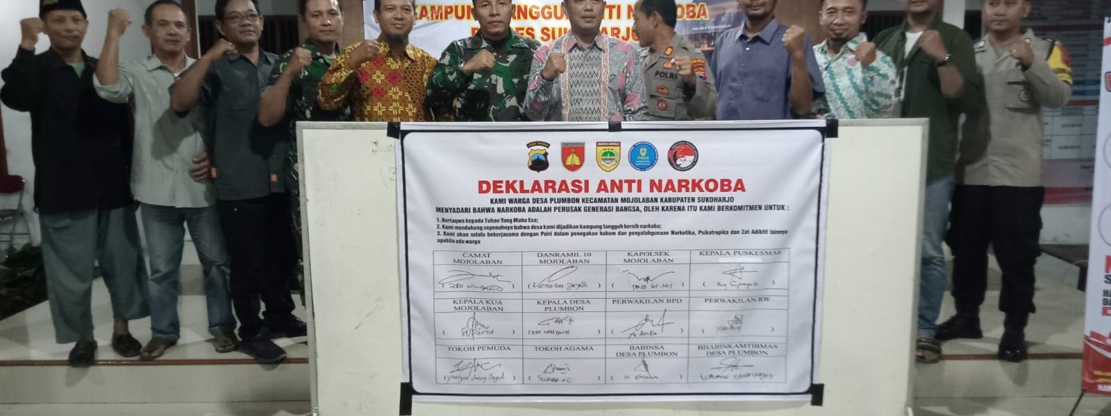 Deklarasi Anti Narkoba Desa Plumbon