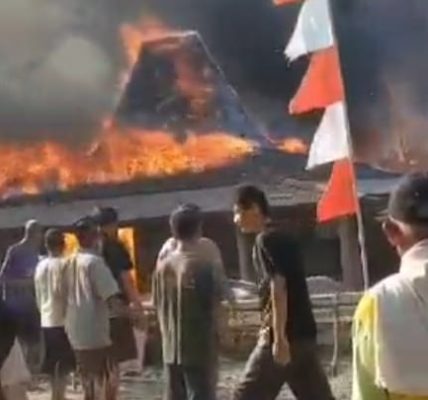 rumah warga wonogiri terbakar