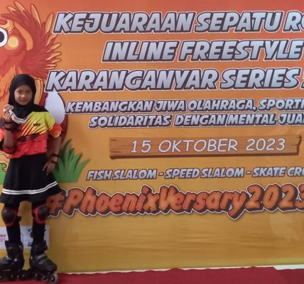 Siswa SD Muh 1 juara sepatu roda