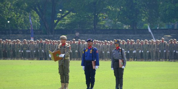 Hut Satpol pp damkar dan Satlinmas