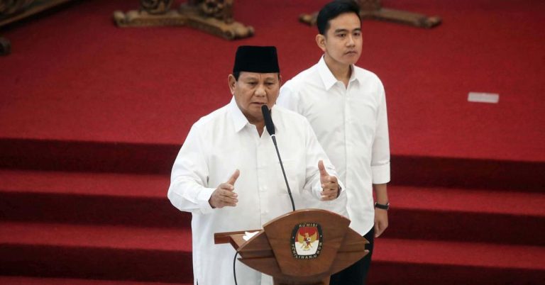 Prabowo Gibran di KPU