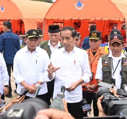 Presiden Jokowi di Agam