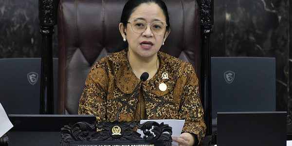 Ketua DPR Puan Maharani di Gedung DPR