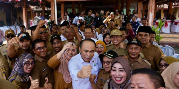 Menteri koperasi Budi di Jateng
